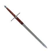 Stainless Steel Sword With Leather Sheath, 40"