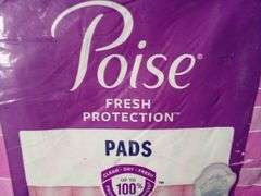 Poise, Fresh Protection Incontinence Pads, Moderate Regular, 20 Pack