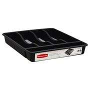 Rubbermaid, Plastic Small Cutlery Tray, Black
