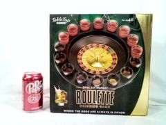 Roulette, Drinking Game - Spin, Sip, Repeat With Shot Glass Set