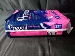 Prevail, Daily Pads For Bladder Leaks Ultimate Absorbency, Regular, 33 Count