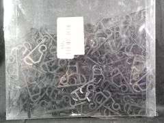 Lot of 120 Christmas Light Clip Outdoor Gutter Hooks – Black