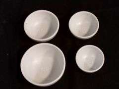 Greg Natale Ceramic Measuring Cups Set – White 4 Piece