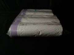 Plastic Garbage Bags – White/Purple 5 Count