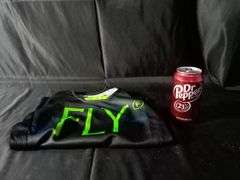 Fly Racing Youth Kinetic Jersey – Charcoal/Neon Green YS