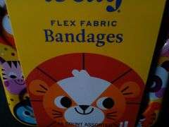 Welly Zoo Animals Flex Fabric Bandages – 48 Count Assorted