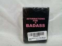 Badass Affirmation Cards – Daily Motivational and Inspirational Cards for Women