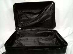Hardside Spinner Luggage with Secure TSA Lock Set – Black 3-Piece