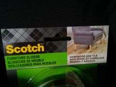 Lot of 3 3M Scotch Furniture Sliders – Round 3-1/2" 4 Count ea.
