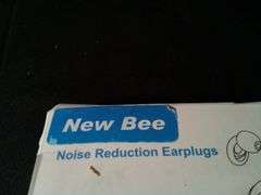 New Bee Noise Reduction Earplugs with Case – Black SE11