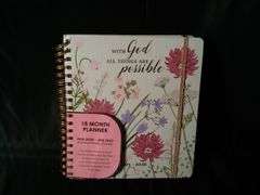 Votum With God All Things Are Possible 18 Month Planner (Aug 2025 - Jan 2027)