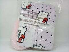 Hello Kitty Travel Neck Pillow, Throw & Eye Mask Set, 3 Piece