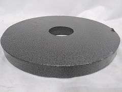 Lot of 2 Cast Iron Barbell Weight Plates – Grey 10lbs (4.5 Kilos) each