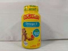 L'il Critters, Omega-3 Natural Flavors Gummies For Kids, 120 Ct