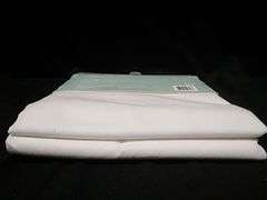Haven Recycled Cotton Waterproof Shower Curtain Liner – White Standard 70" x 72"