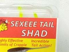 Arkie, Sexxee Tail Ozark Shad, 2", 8 Pack