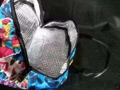 Insulated Camo Lunch Tote, Leakproof Cooler Bag, 6" x 9"
