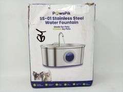 PawsPik, Stainless Steel Water Fountain SS-01