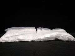 Lot of 2 White Bath Towels