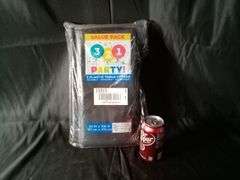 321 Party! Plastic Table Covers – Black 54" x 108" 3 Count ea. (6 Pack)