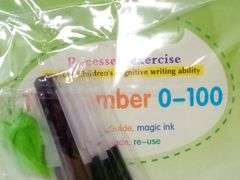 Reusable Magic Ink Copybook, 0-100 Writing Practice For Kids
