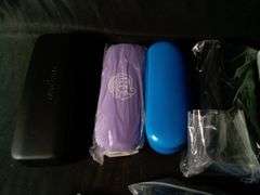 Assortment of 14 Clamshell Eyeglass/Sunglass Cases