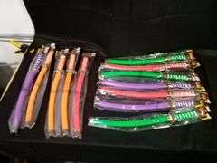 Lot Of 12 Fun Express, Neon Samurai Swords