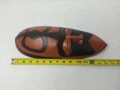 African wood mask, "Beauty and Faith"