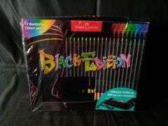 Faber Castell Black Edition Colored Pencils with Roll Up Case – 72 Pcs 116418
