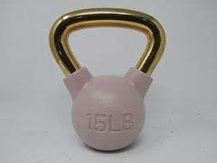 Blogilates Iron Kettlebell – Coral Pink/Gold 15lb