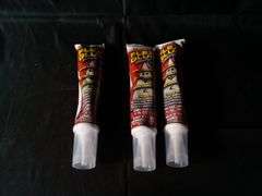 Lot Of 3 Flex Seal, Flex Glue Waterproof Adhesive, White, 6 Oz Each