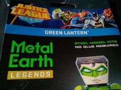 Lot of 4 Metal Earth Legends 3D Steel Model Kits – DC JL Green Lantern