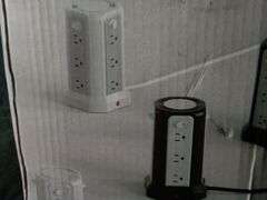 Passus Multi-Socket Power Strip Tower w/USB Ports & Night Light