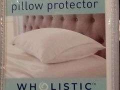 Therapedic, Wholistic 400TC Antimicrobial Pillow Protector, 20" x 28"