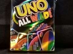 UNO, All Wild Card Game, No Matching, All Cards Deck