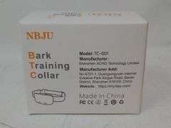 NBJU, Bark Training Collar TC-001