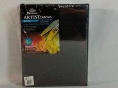 Phoenix, Artist Gesso Stretched Canvas, Black, 8"x10", 4 Pcs