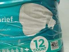 Lot of 2 Assurance Unisex Bariatric Brief – Ultimate Absorbency, 2XL 12 Count ea