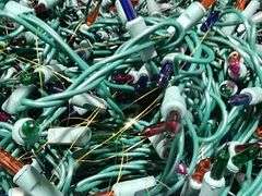 Indoor/Outdoor Christmas Lights – Green Wire