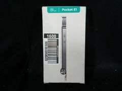 86 LUX, Pocket E1 Rechargeable Clip On Bookmark Reading Light, Grey