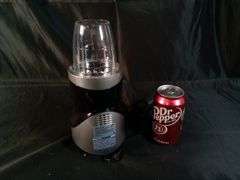 Ganiza Countertop Smoothie Blender – Black/Silver 120V-60Hz 2.92A GB10