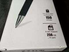 Portable HD Video Shooting Pen W8, HD 1080P Camera, Black