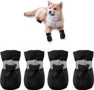 Yaodhaod Dog Shoes for Small Dogs – Black Size 7: 2.35" x 1.97"