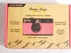 Camp Snap, Screen Free Digital Camera, Pink