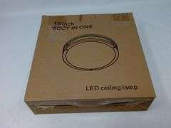 LED Ceiling Lamp With 5 CCT, Adjustable Color Temperature Light, 10"