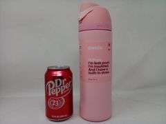 Owala, Limited Edition Free Sip Water Bottle, Rose Quartz, 40 oz