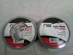 Lot Of 2 NSI Easy-Wrap General Purpose Duct Tape, 1.88" x 60yd x .008" EWDT-8