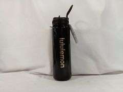 Back to Life Sport Bottle with Straw Lid – Black 24 oz