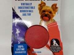 Spot, Barrett Ball, Small Rubber Dog Toy, Red