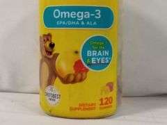 L'il Critters, Omega-3 Natural Flavors Gummies For Kids, 120 Ct